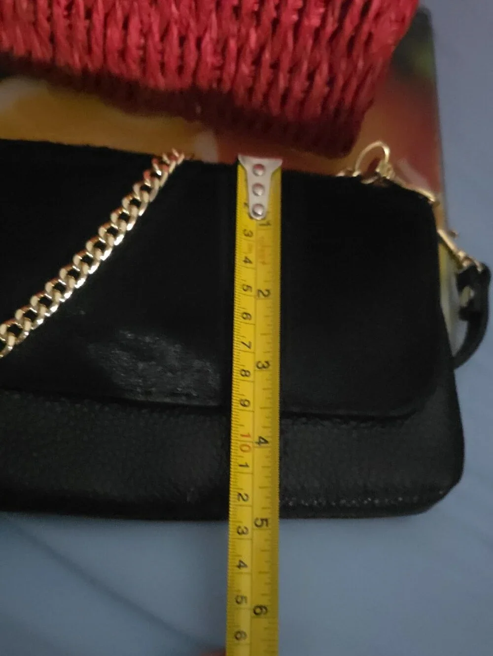 Vintage italian leather stylish black